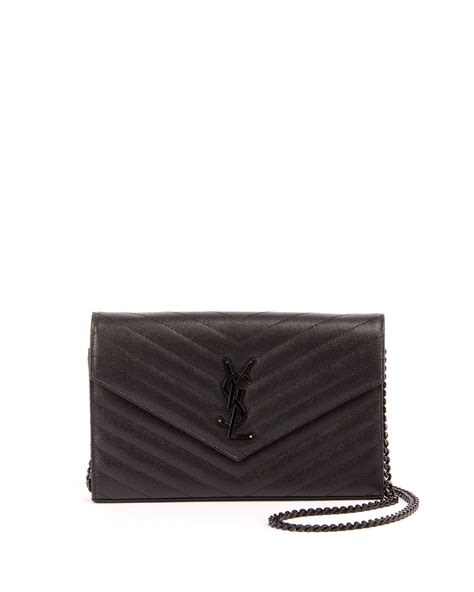 ysl woc so black|ysl wallet on chain review.